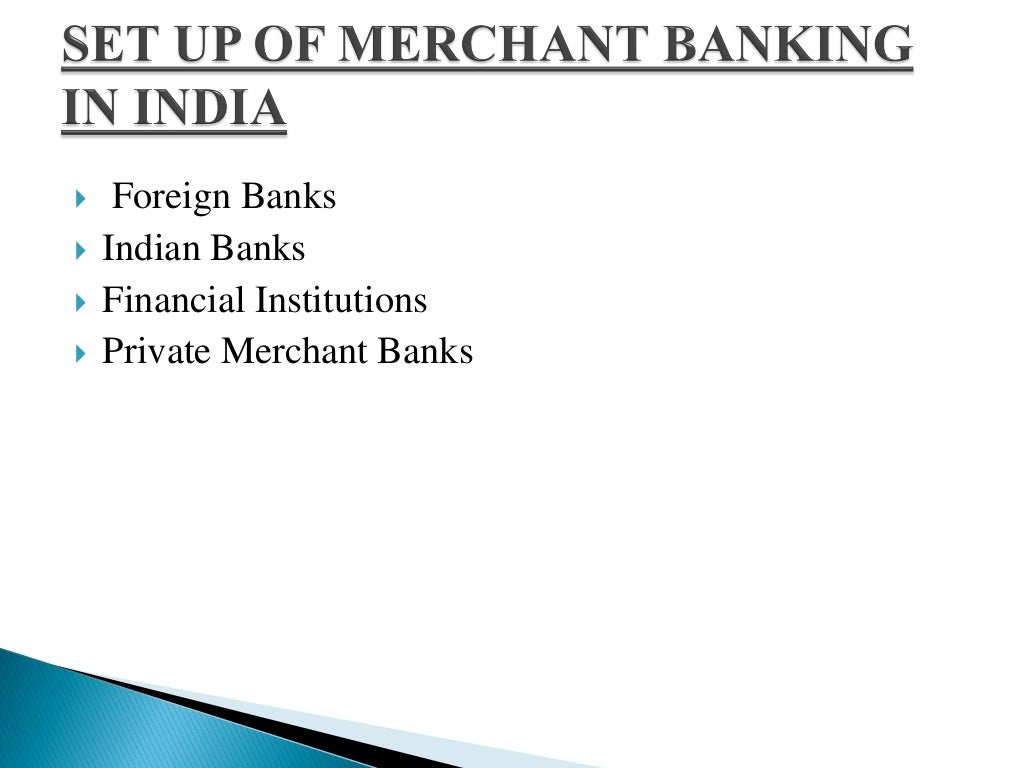 Ppt Of Merchant Banking