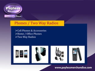 Phones / Two Way Radios
Cell Phones & Accessories
Home / Office Phones
Two Way Radios
 