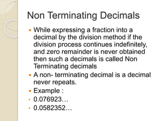 Ppt on real numbers | PPTX