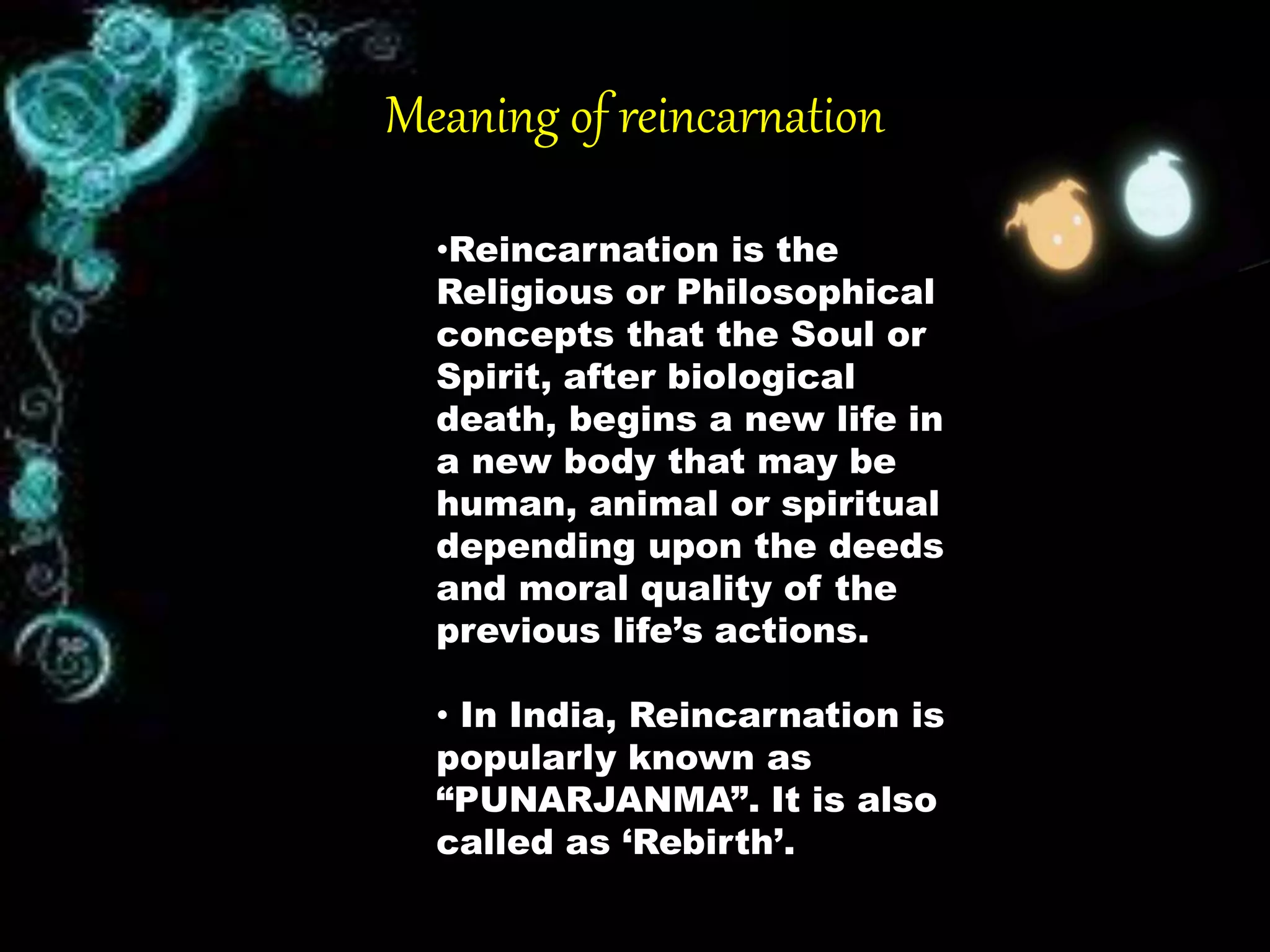 Reincarnation (rebirth) | PPTX
