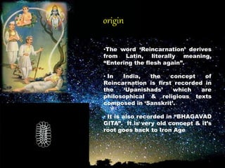 Reincarnation (rebirth) | PPTX