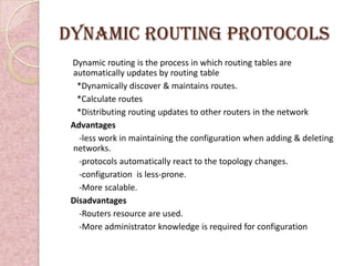 Ppt of routing protocols | PPTX