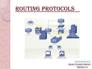 Routing protocols




                   Prepared By,
               Bhagyashri Dhoke
                    TH036410
 