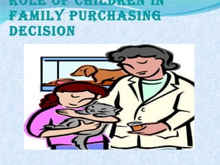 Role of children in family purchasing decision 