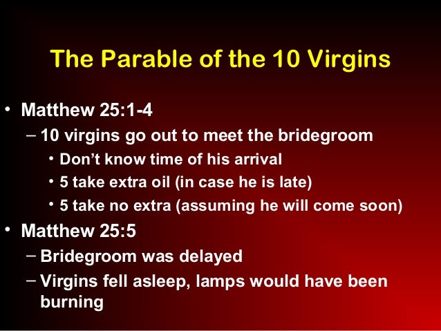 parable of the ten bridesmaids meaning