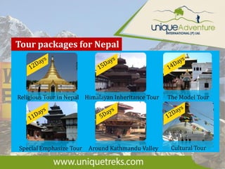 Tour packages for Nepal
Religious Tour in Nepal
Special Emphasize Tour
Himalayan Inheritance Tour
Around Kathmandu Valley
The Model Tour
Cultural Tour
 