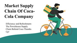 Market Supply
Chain Of Coca-
Cola Company
Efficiency and Refreshment:
The Powerhouse Supply
Chain Behind Coca Thumbs
Up!
 