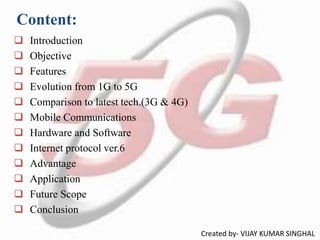 Ppt on 5G | PPTX