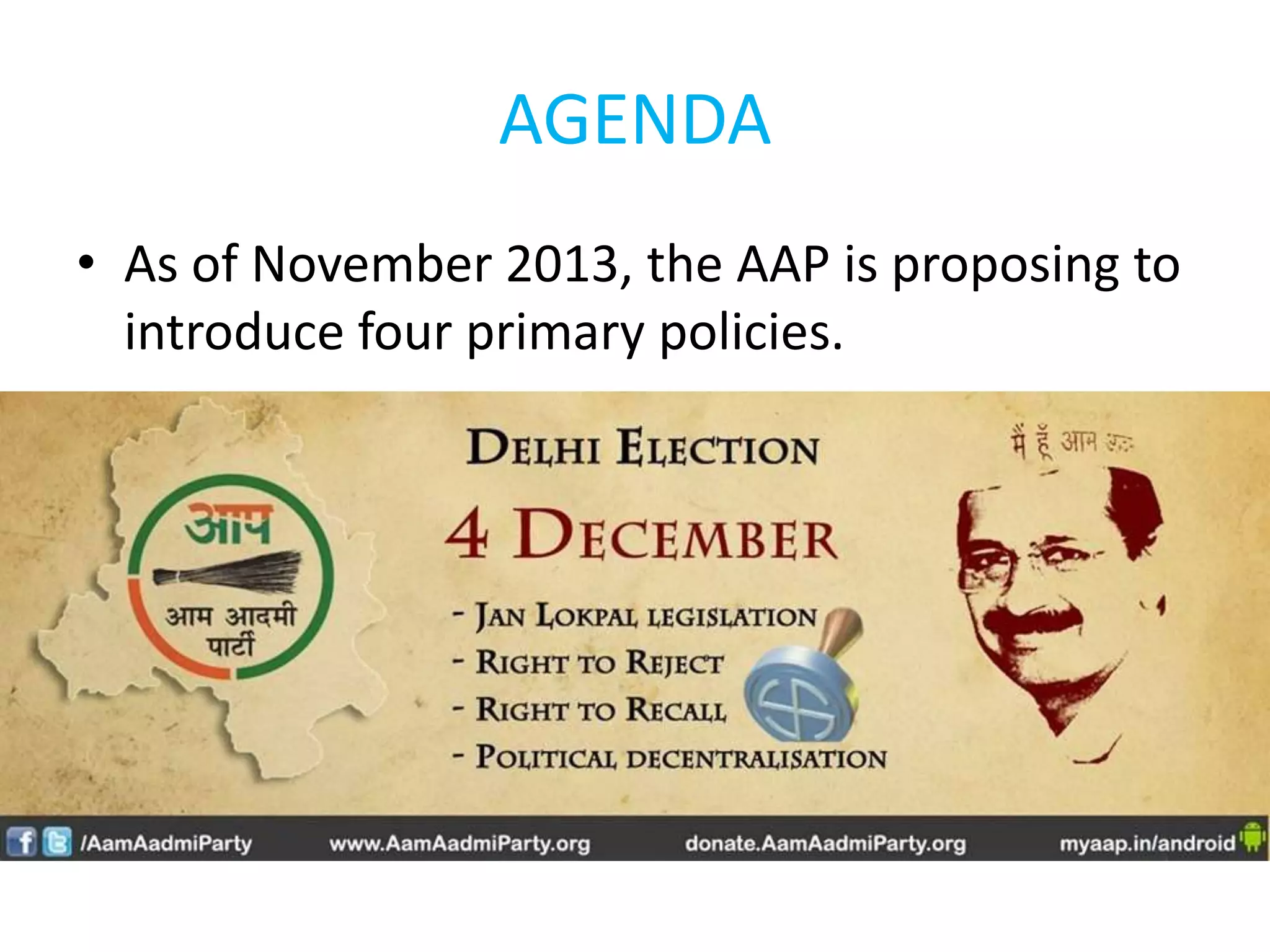 Ppt on aap by sourav maiti | PPTX
