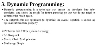 Analysis and Design of Algorithms | PPT