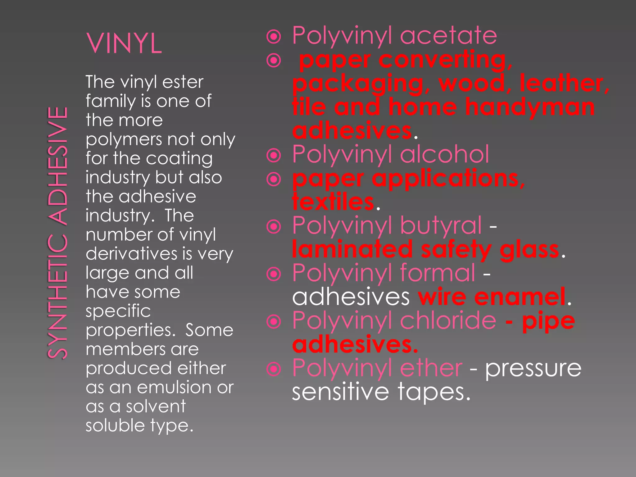 Ppt on Adhesives | PDF