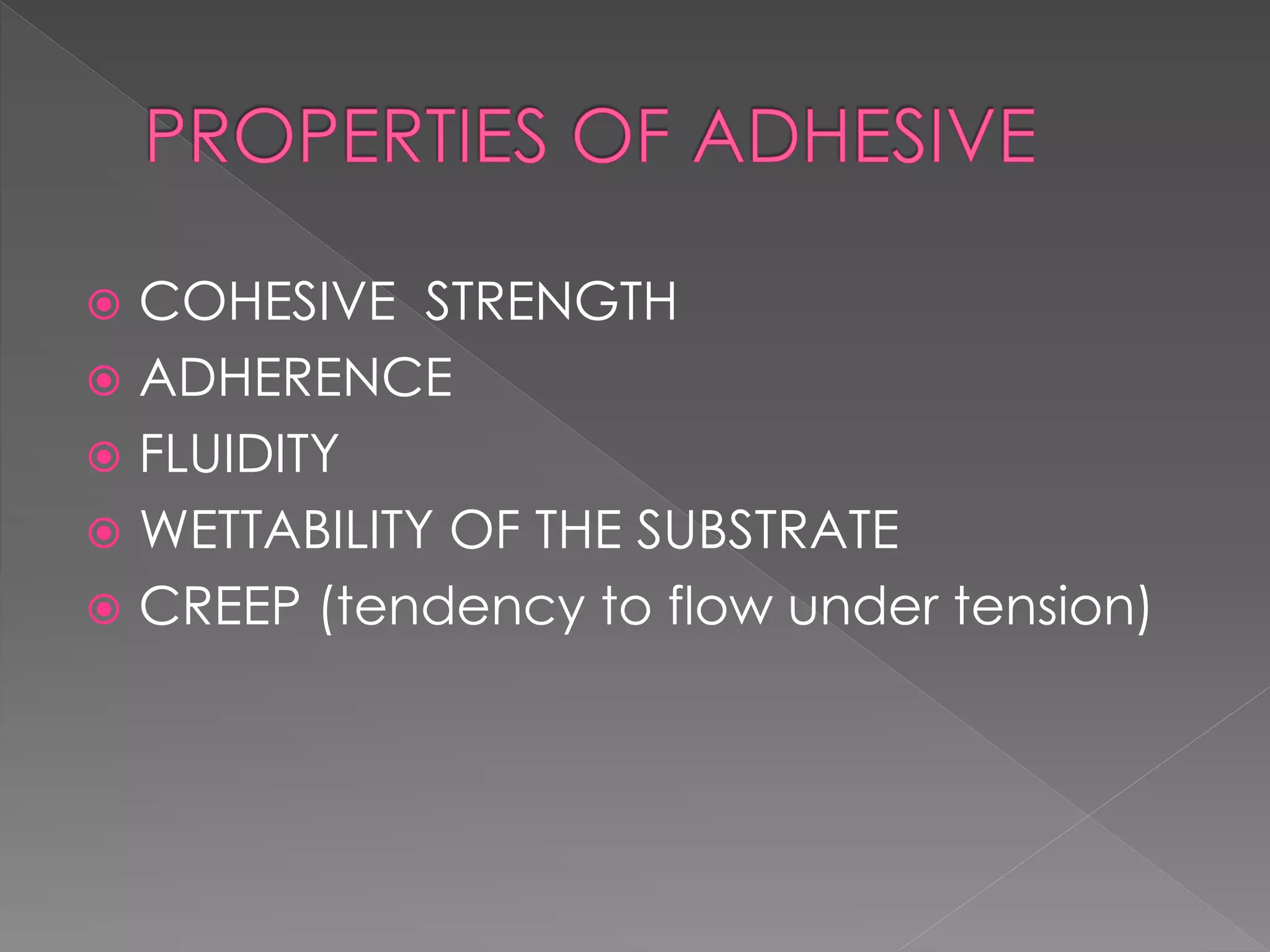 Ppt on Adhesives | PDF