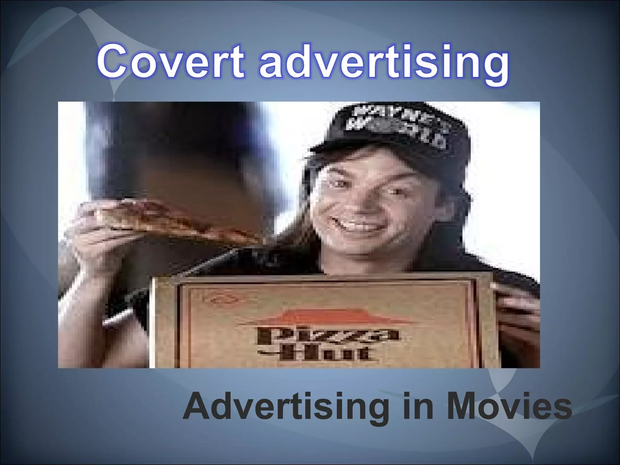 Advertising in Movies