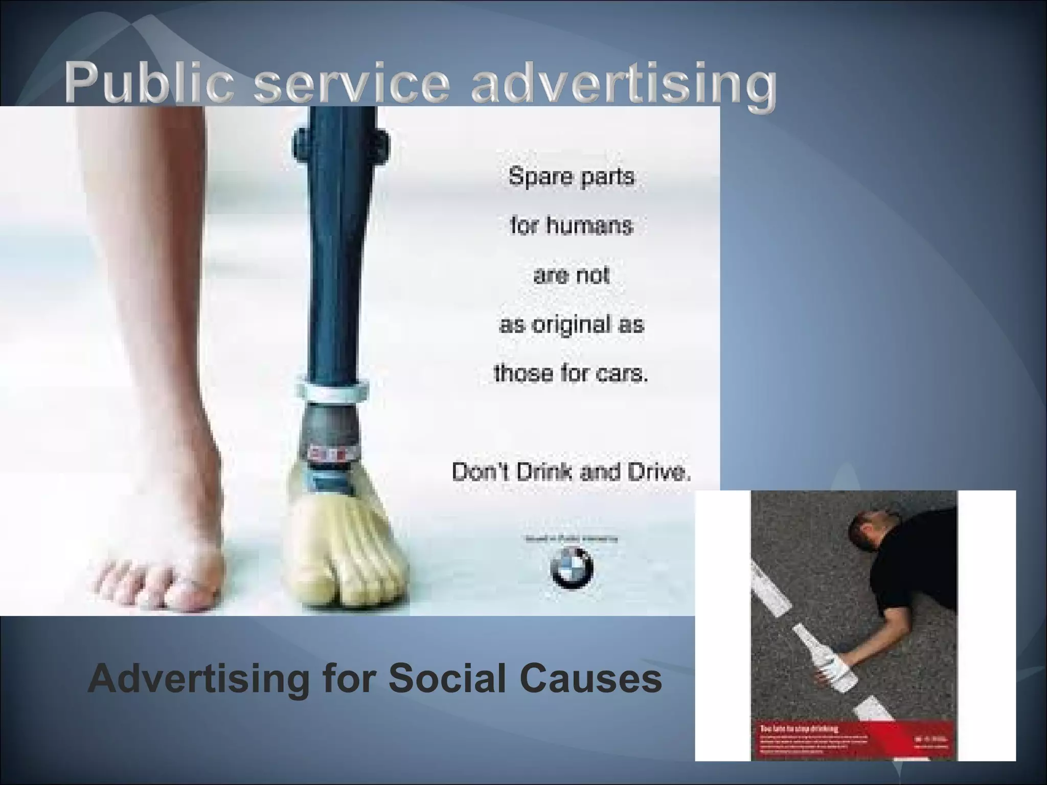 Advertising for Social Causes