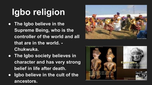 Ppt on Igbo Culture in Things Fall Apart | PPTX | Religion & Spirituality