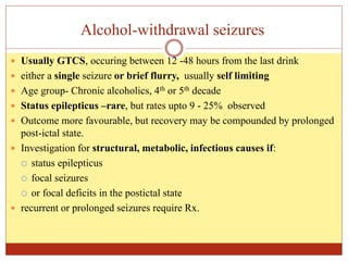 Ppt on alcohol in neurology | PPTX