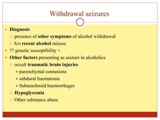 Ppt on alcohol in neurology | PPTX
