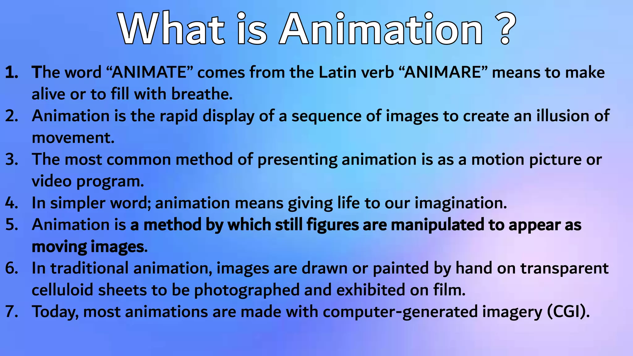 Ppt On Animation Pdf