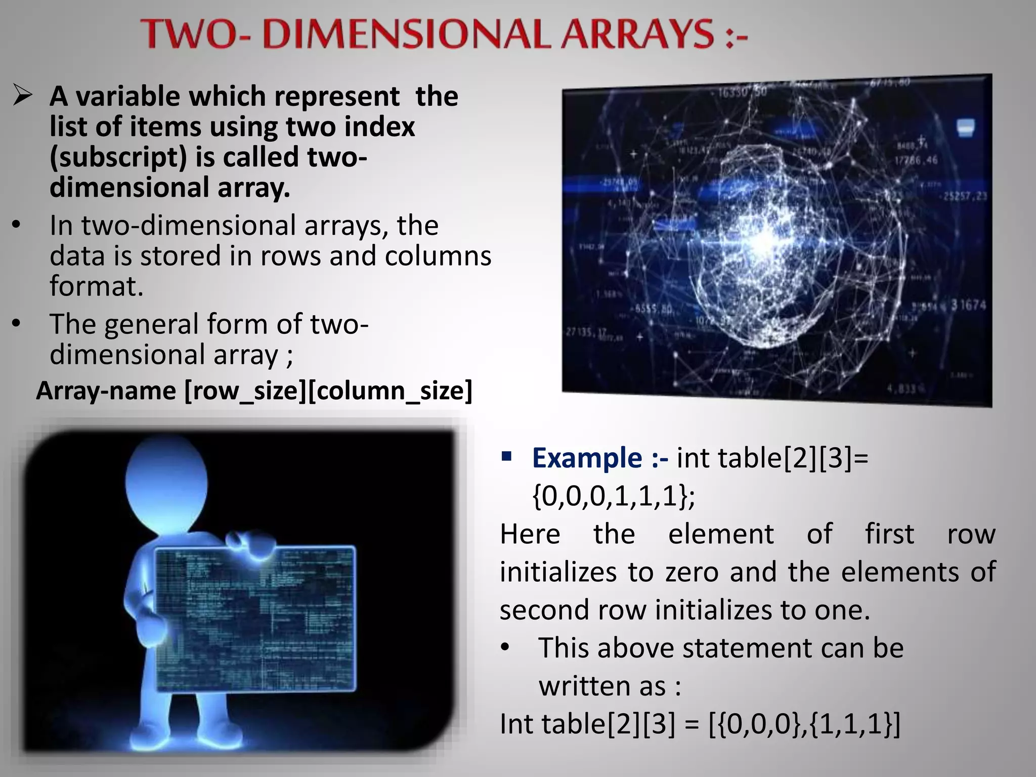 Ppt on arrays in c | PPT