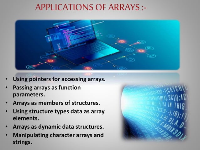Ppt on arrays in c | PPT | Free Download