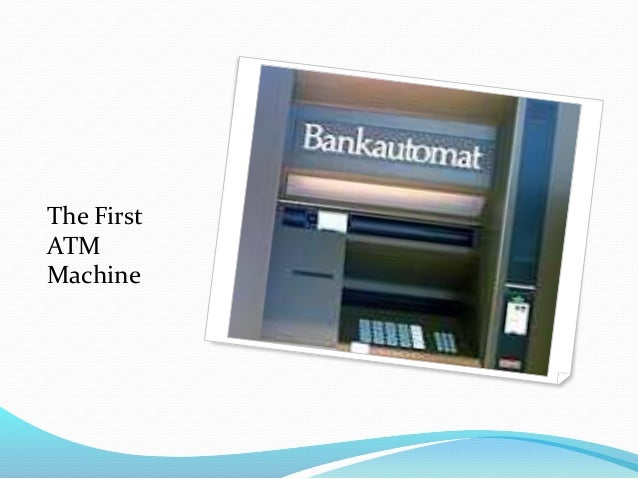 Ppt on atm machine