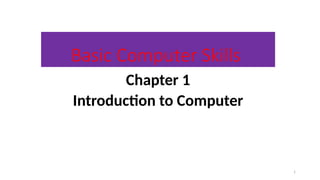 ppt on introduction to Basic Computer Course .pptx