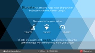Top 6 Upcoming Big Data Trends of 2018!