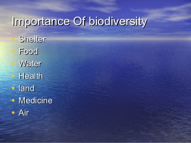 Ppt On Biodiversity