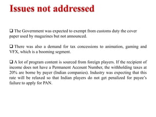 Consumer goods such as sanitary napkins, diapers to get cheaper – excise reduced from 10% to 1%.  
