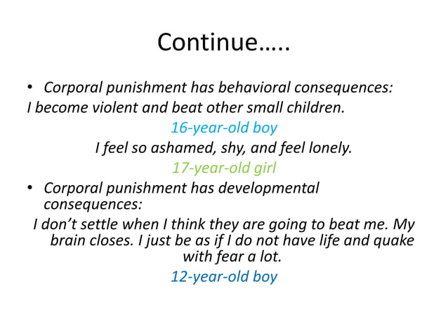 Ppt On Corporal Punishment | PPT