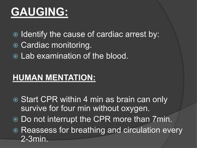 Ppt On Cpr