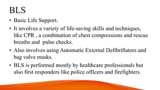 Ppt on CARDIO PULMONARY RESUSCITATION | PPTX