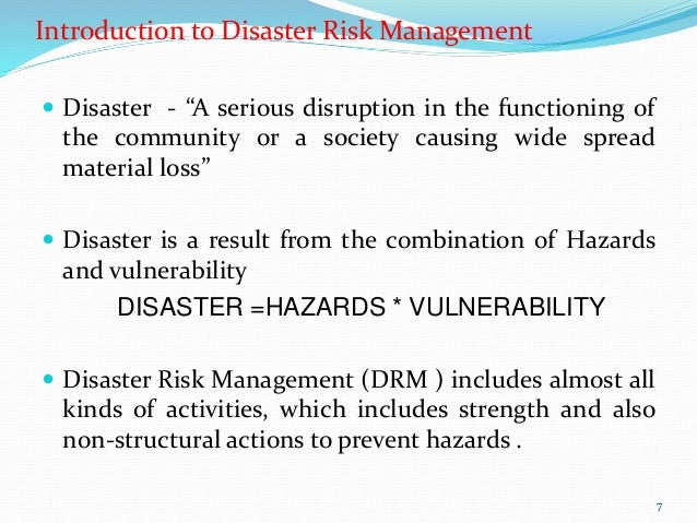 Ppt On Disaster Risk Management And J K Floods 2014