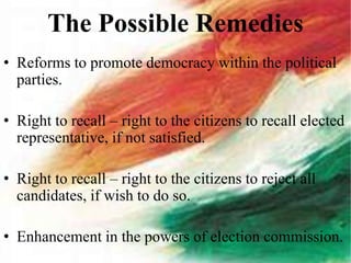 Ppt on electoral system in india | PPTX