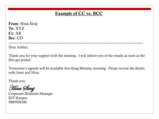 PPT on email etiquettes (1).ppt self notes | PPT