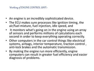 Engine Working Ppt Ppt on engine | PPTX