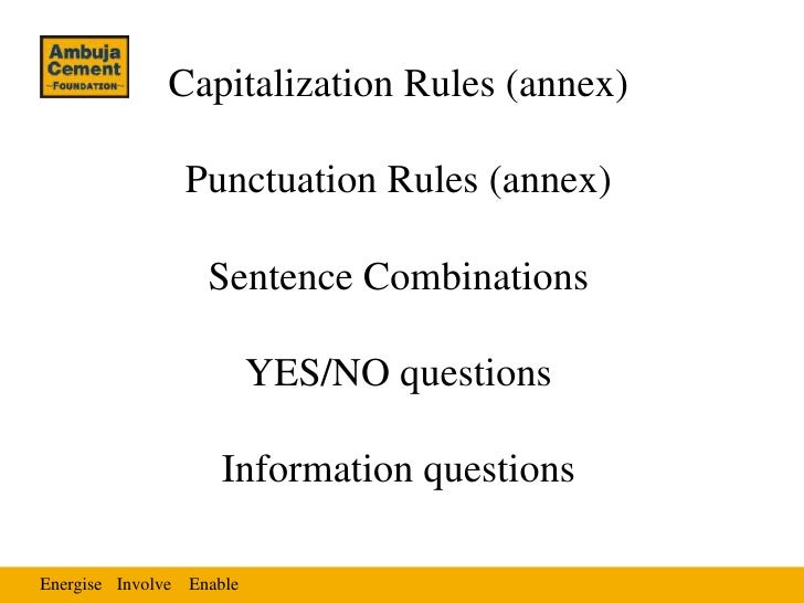 English Rules Homework Program 3 Llc