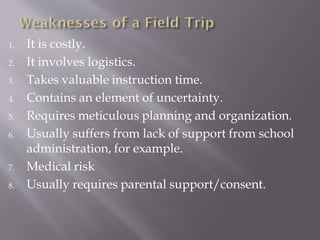 Field Trip as a Method of Teaching Science | PDF