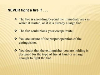 Ppt on fire safety | PPTX