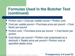 Introduction to Food Cost in Hotel and Restaurant Industry | PPT
