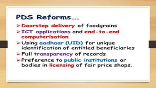 Ppt on food security India