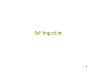 38
SelfInspection
 