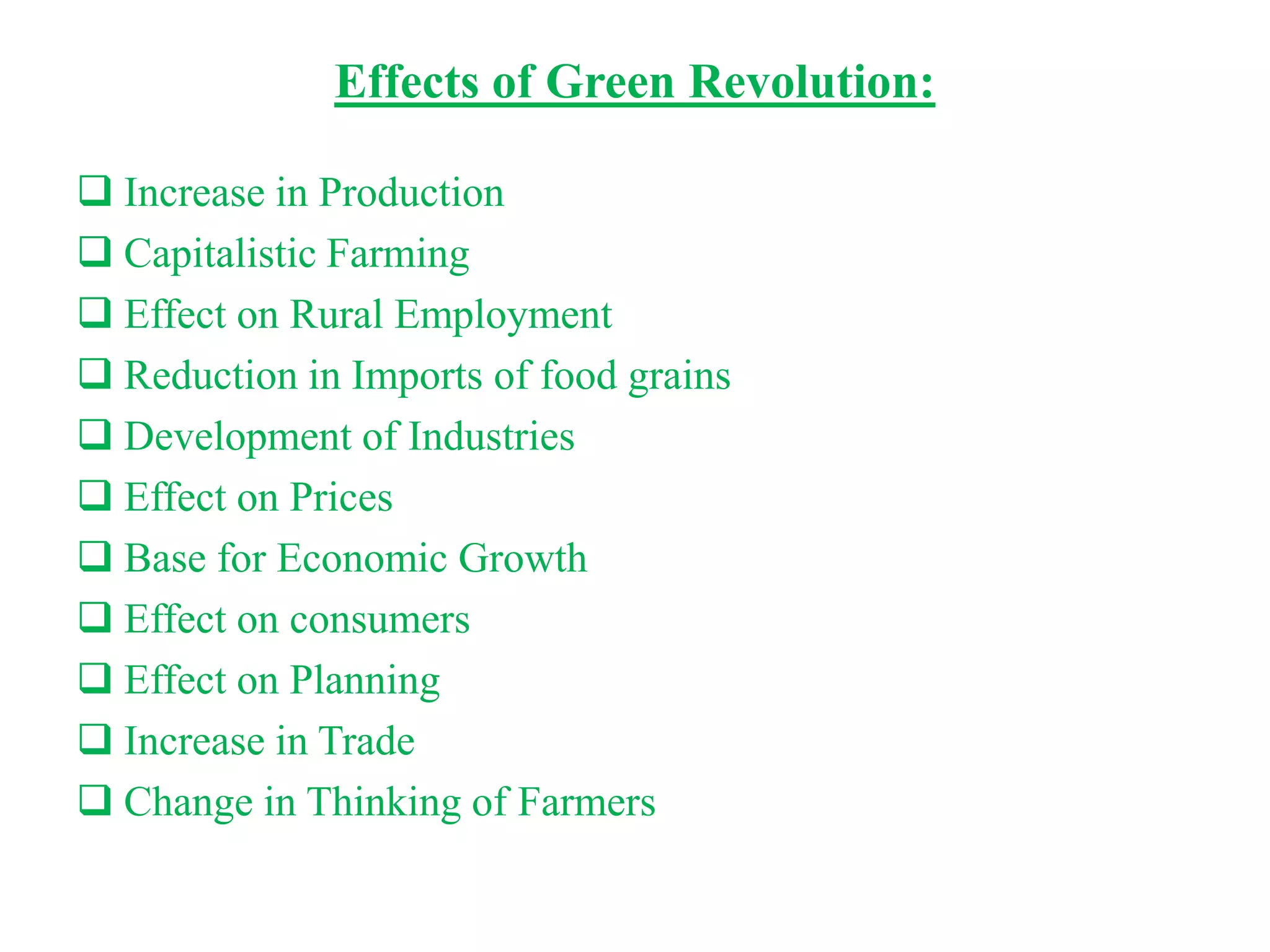 Green revolution India | PPTX