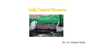 Gully Control Measures
By:- Er. Gurpreet Singh
 