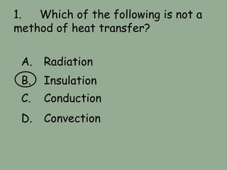 ppt on heat transfer IGCSE Physics on the three types of heat transfer ...
