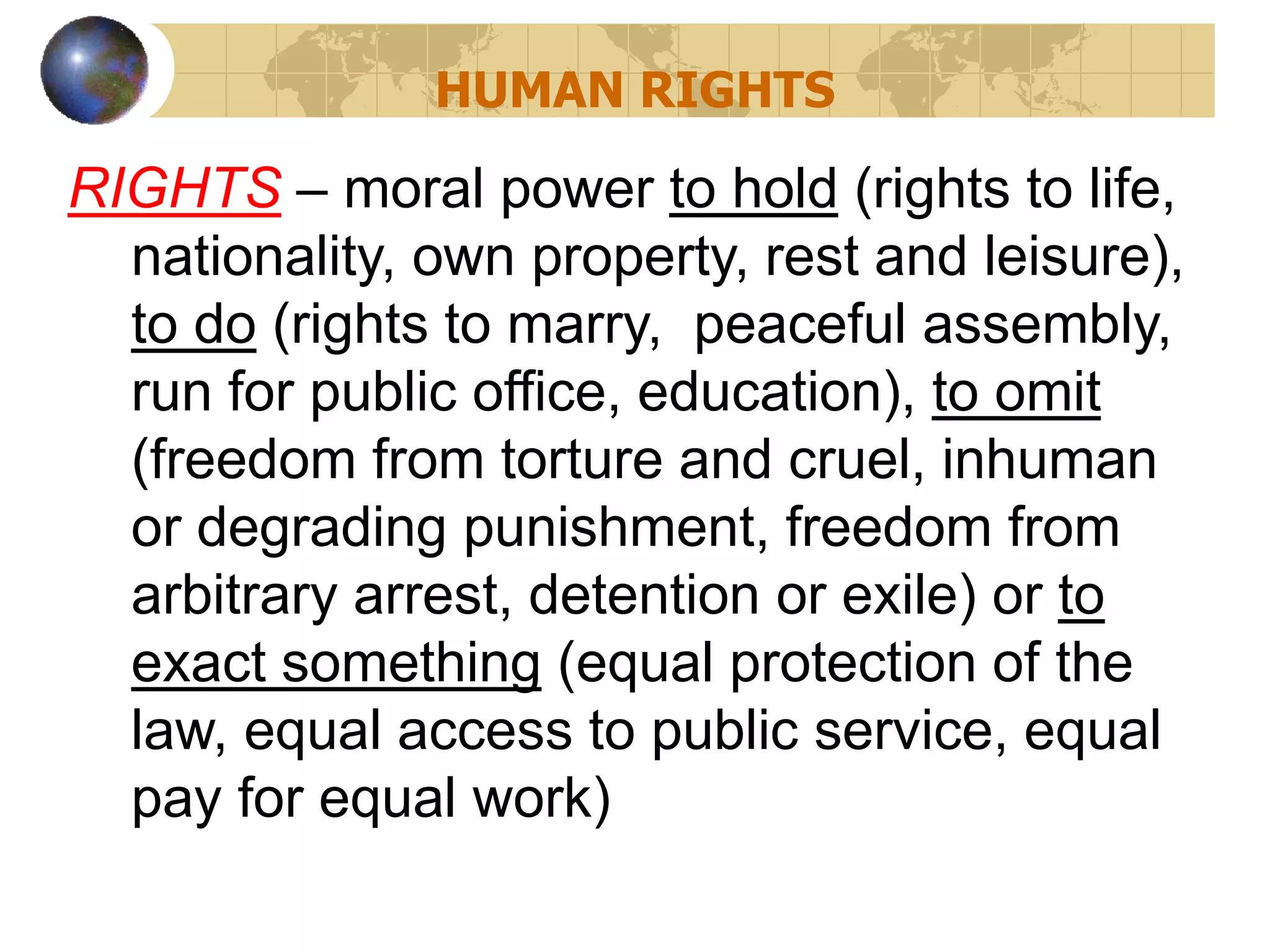 Ppt on human rights | PPTX