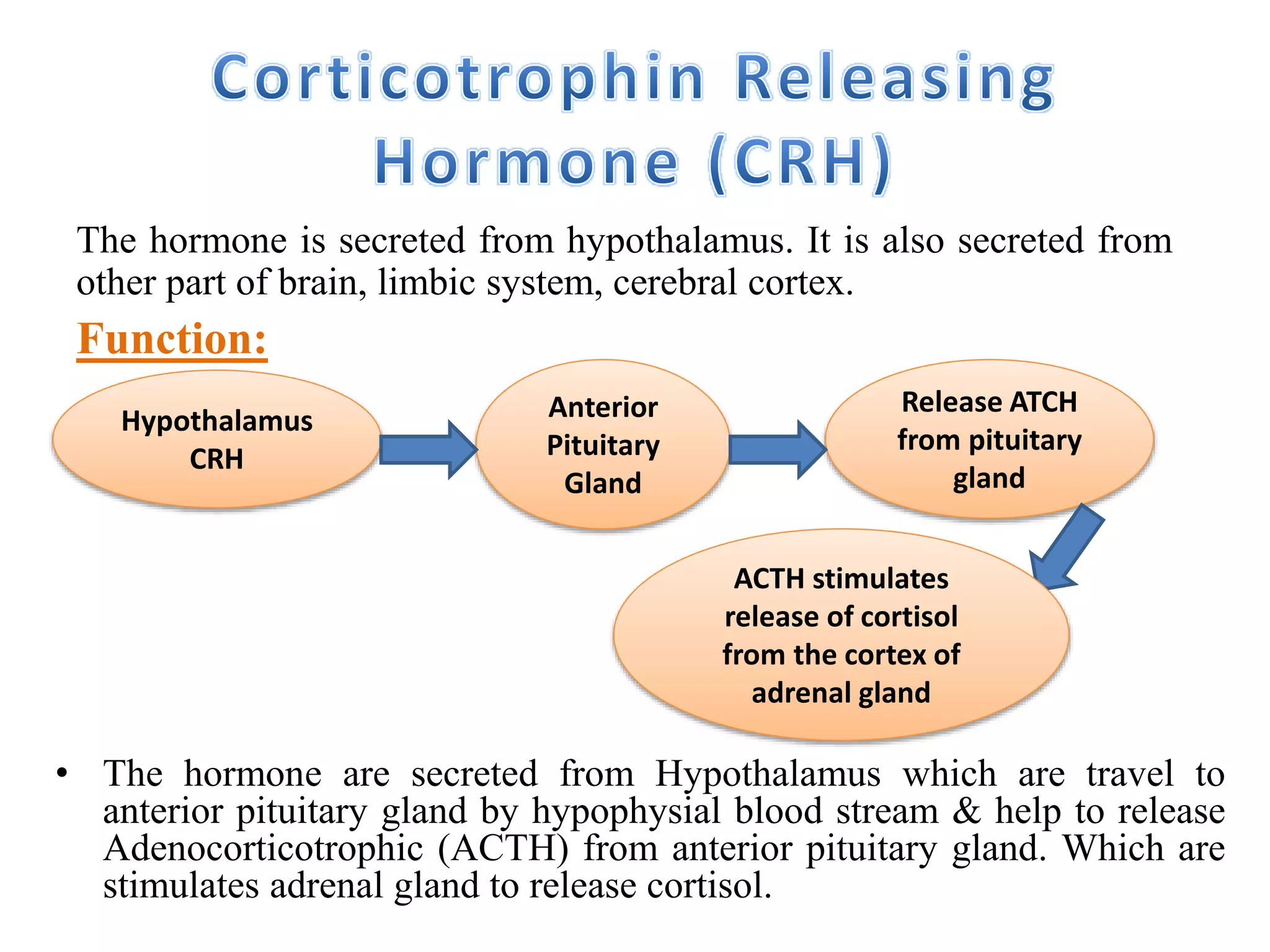 Ppt on hypothalamic & anterior pituitary hormones | PPTX