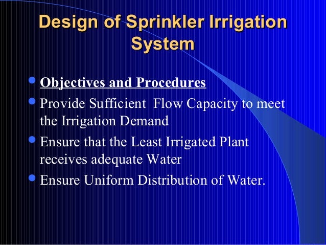 drainage ppt system irrigation Ppt on