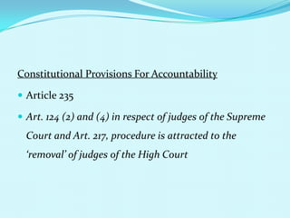 Ppt on judicial acc. | PPTX