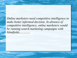 Segregating traffic by Media mix  